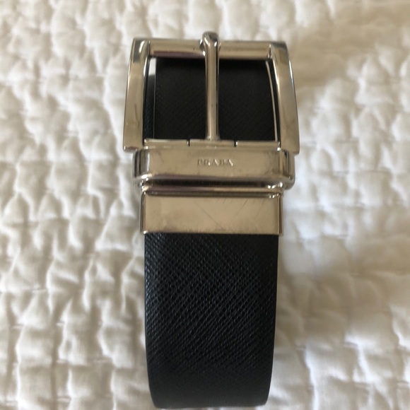 Other - Authentic Men’s Prada Size 38 Black Belt!